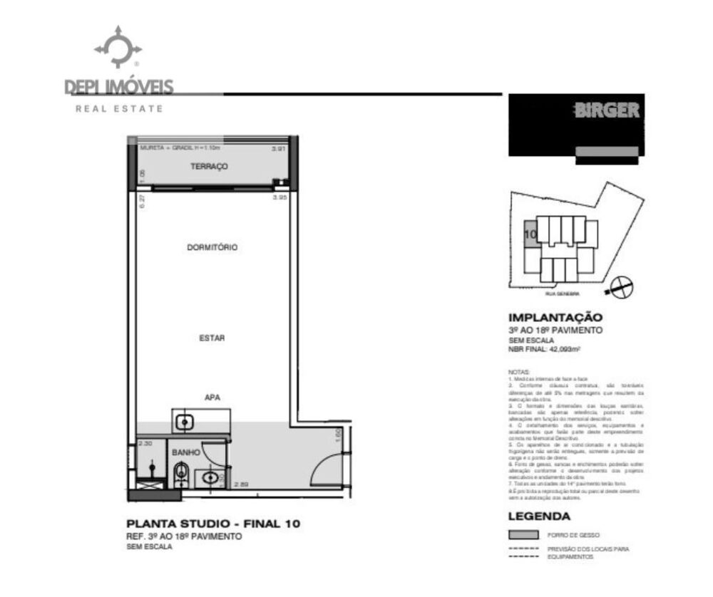Apartamento, 1 quarto, 42 m² - Foto 2