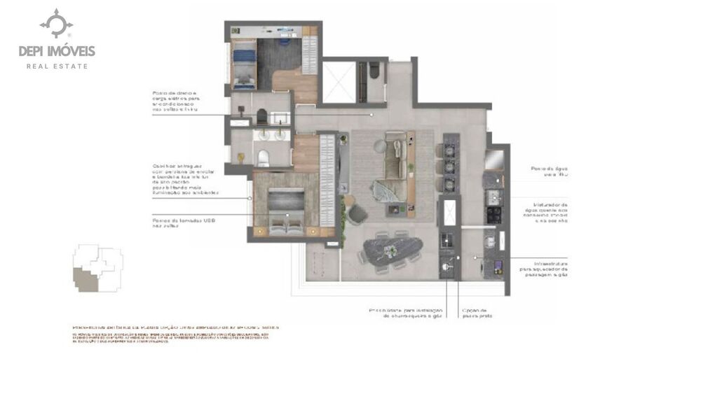Apartamento, 2 quartos, 87 m² - Foto 2