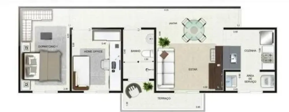 Apartamento, 2 quartos, 54 m² - Foto 12