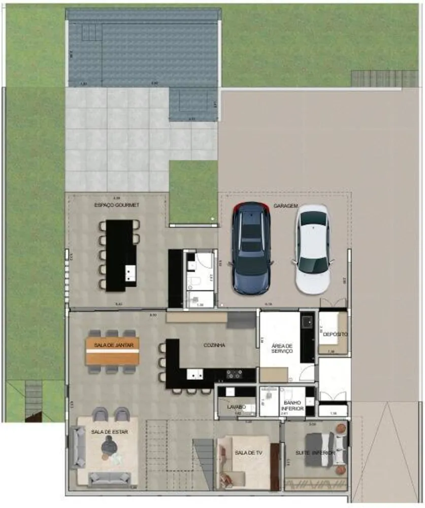 Casa de Condomínio, 5 quartos - Foto 1