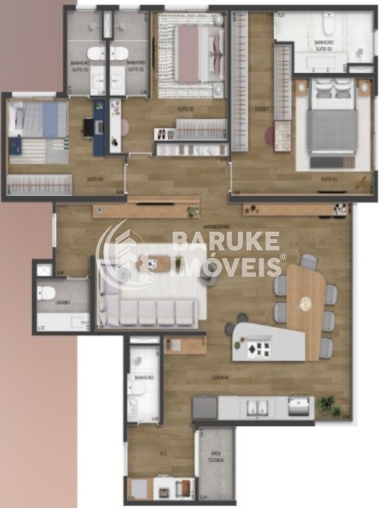 Apartamento, 2 quartos, 67 m² - Foto 6