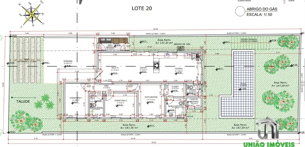 Terreno, 304 m² - Foto 2