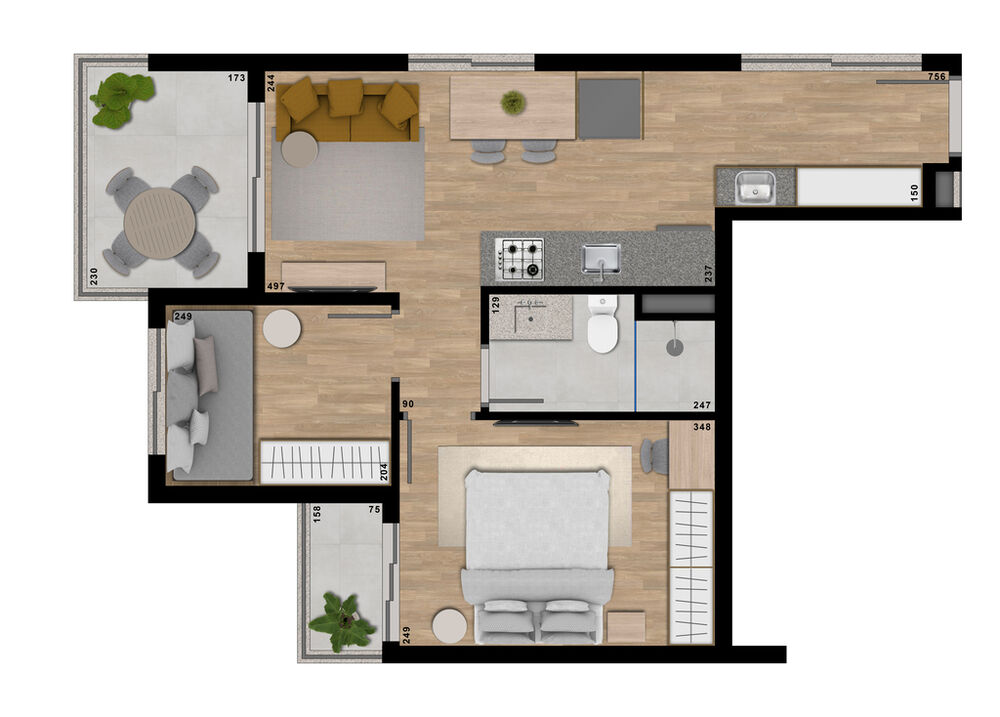 Apartamento à venda com 2 quartos, 46m² - Foto 18