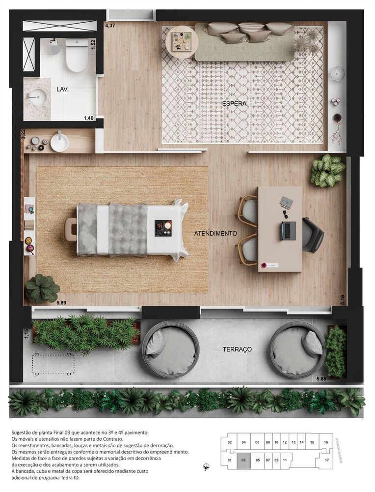 Sala-Conjunto, 47 m² - Foto 4