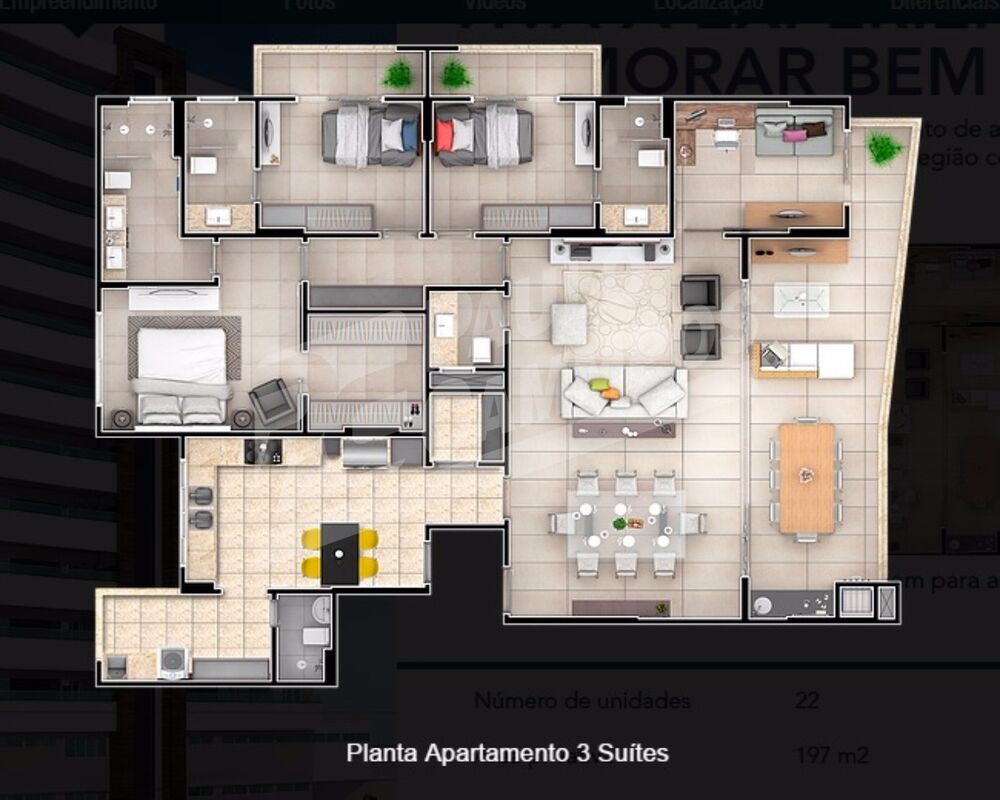 Apartamento, 3 quartos, 197 m² - Foto 5