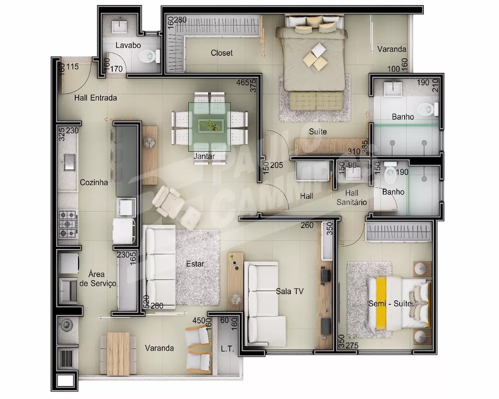 Apartamento, 2 quartos, 74 m² - Foto 11