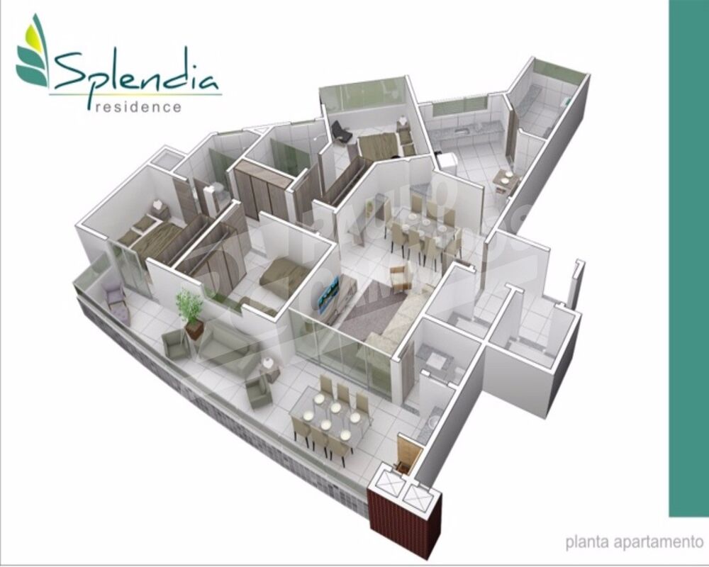 Apartamento, 3 quartos, 135 m² - Foto 3