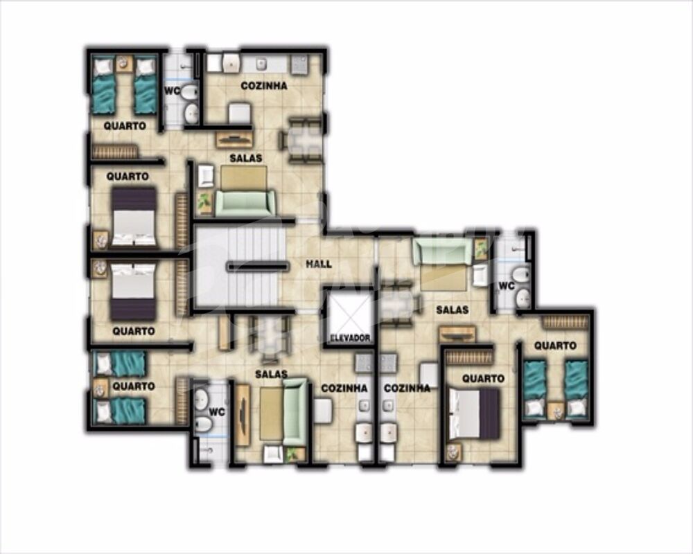Apartamento, 2 quartos, 47 m² - Foto 3