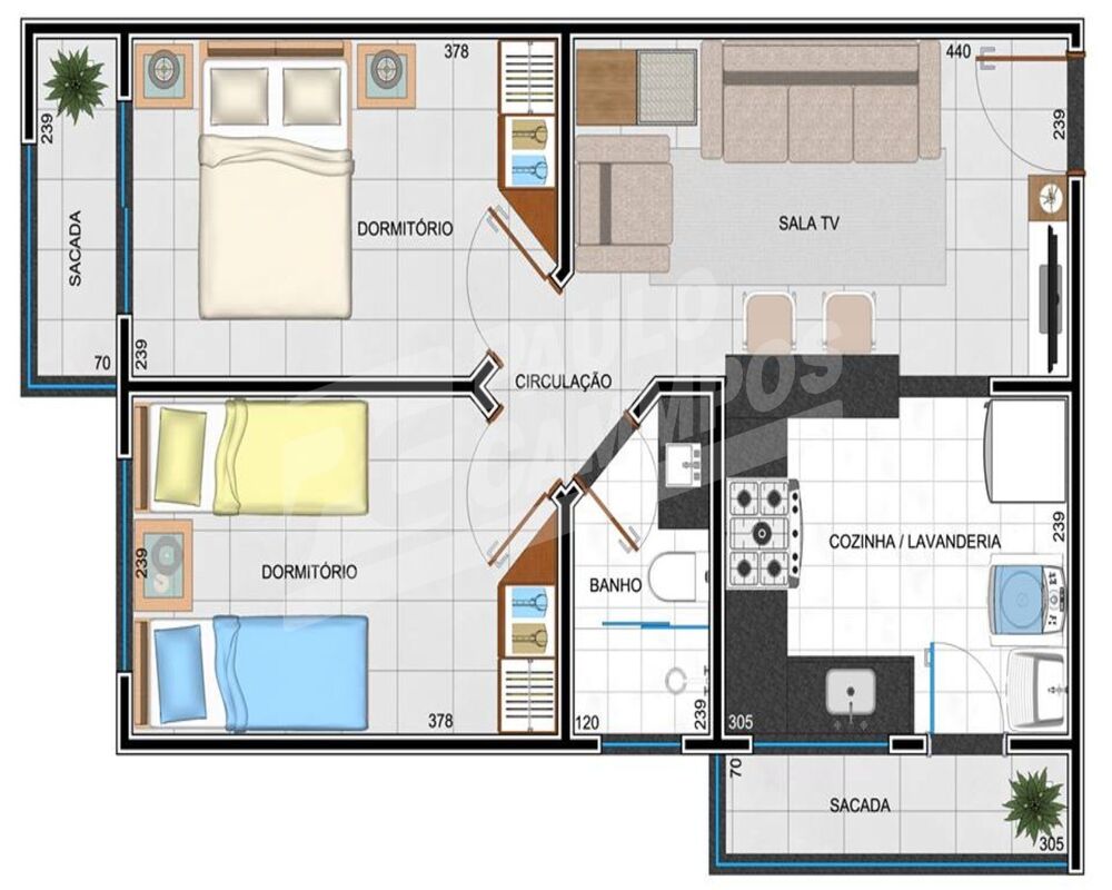 Apartamento, 2 quartos, 48 m² - Foto 5