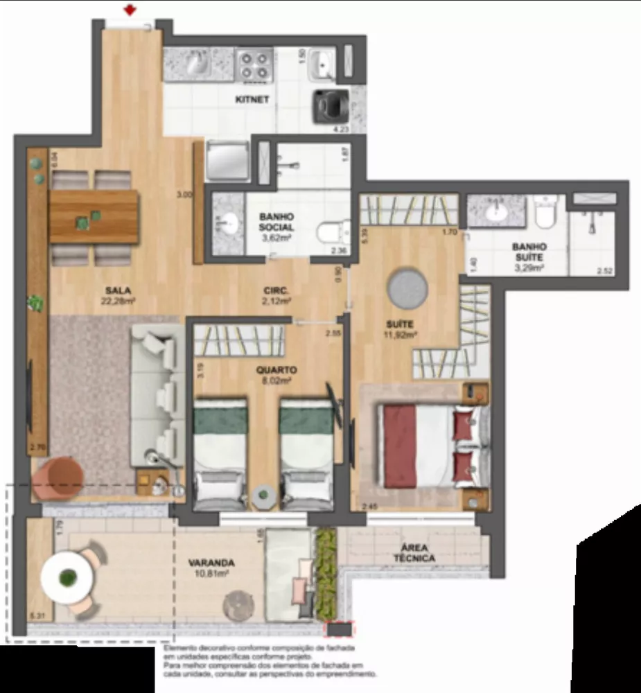 Apartamento, 3 quartos, 84 m² - Foto 51