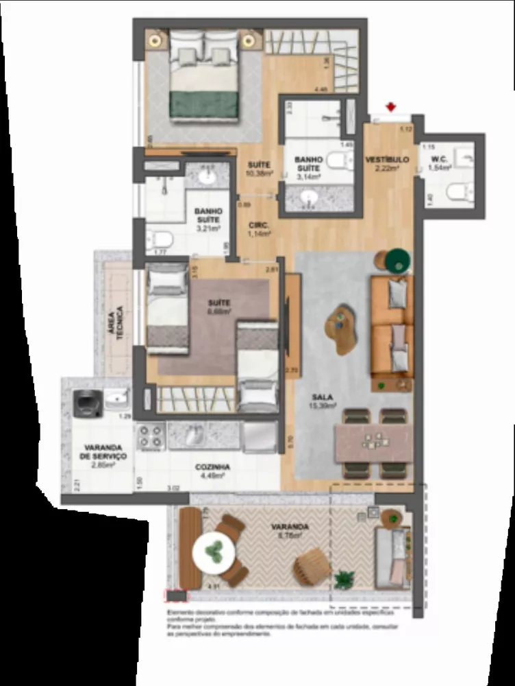 Apartamento, 3 quartos, 84 m² - Foto 50