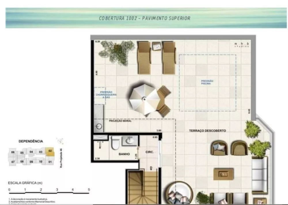 Cobertura, 2 quartos, 139 m² - Foto 30