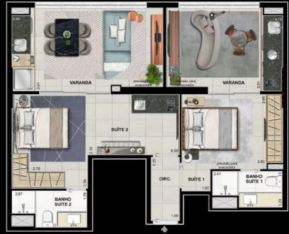 Cobertura, 2 quartos, 150 m² - Foto 31