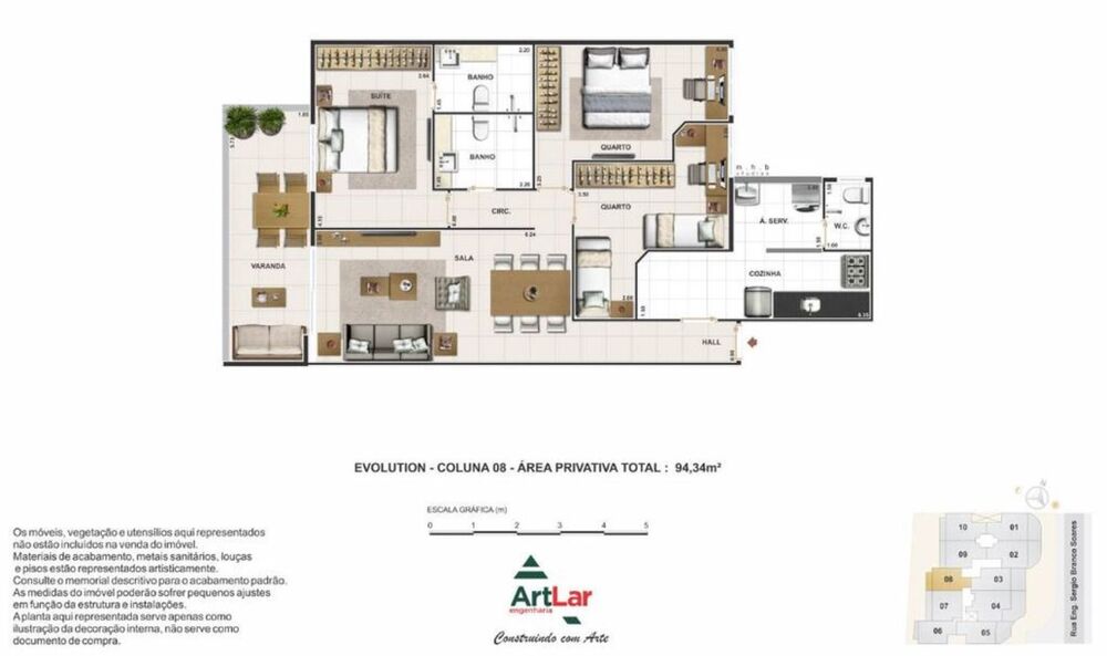 Cobertura, 3 quartos, 177 m² - Foto 21
