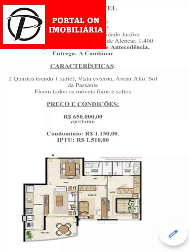 Apartamento, 2 quartos, 68 m² - Foto 7