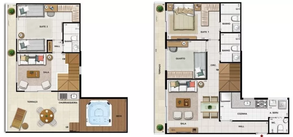 Cobertura, 2 quartos, 115 m² - Foto 15