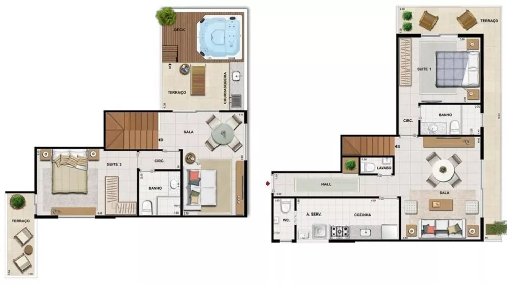 Cobertura, 2 quartos, 115 m² - Foto 14