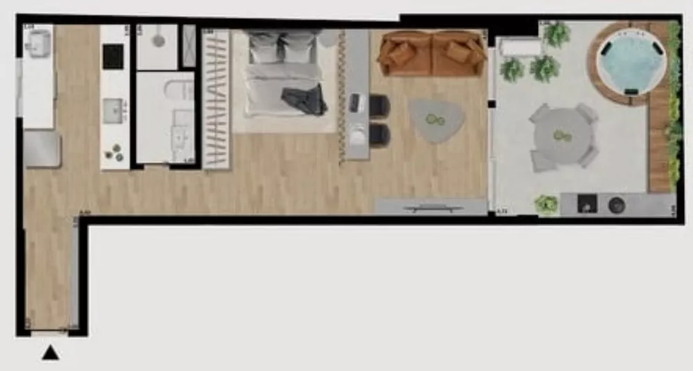 Apartamento, 1 quarto, 46 m² - Foto 40