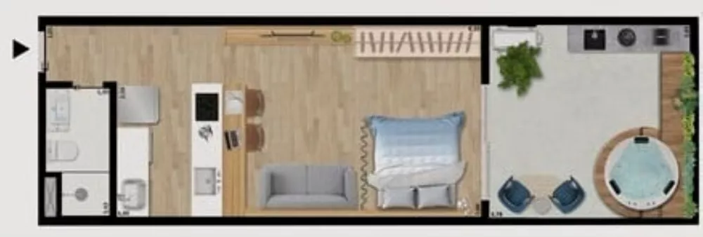 Apartamento, 1 quarto, 46 m² - Foto 35