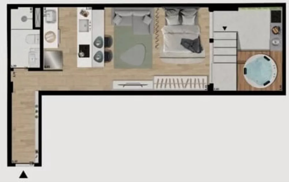 Apartamento, 1 quarto, 46 m² - Foto 30