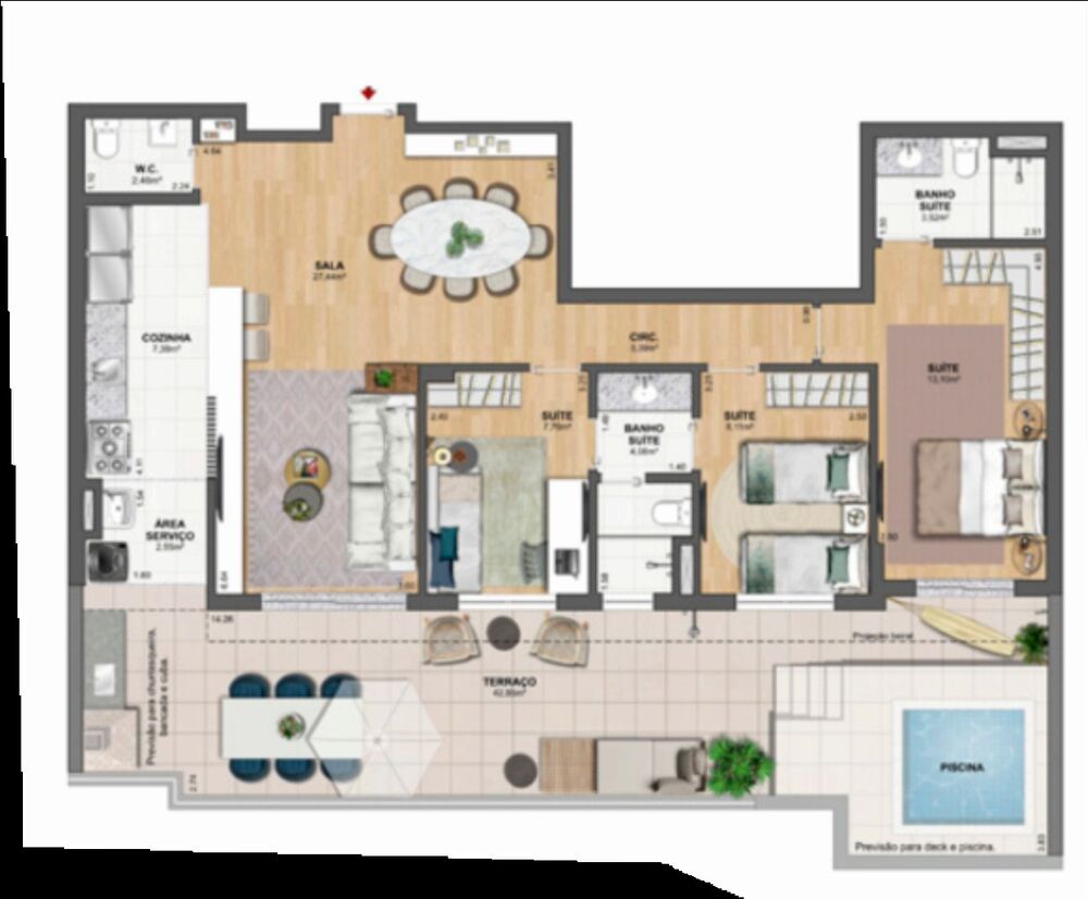 Apartamento à venda com 2 quartos, 73m² - Foto 5