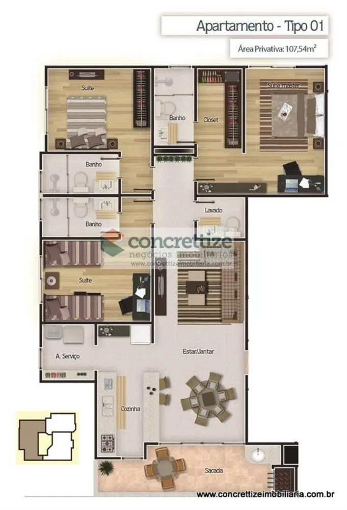 Apartamento, 2 quartos, 71 m² - Foto 10