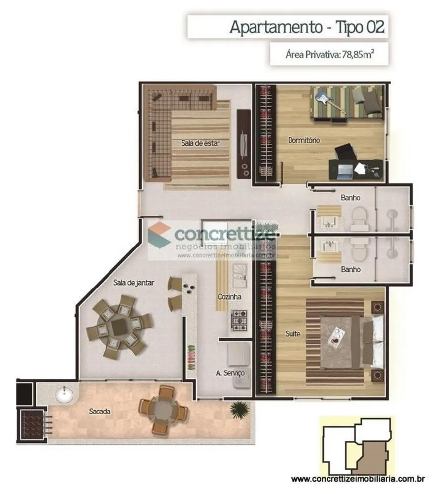 Apartamento, 2 quartos, 71 m² - Foto 11