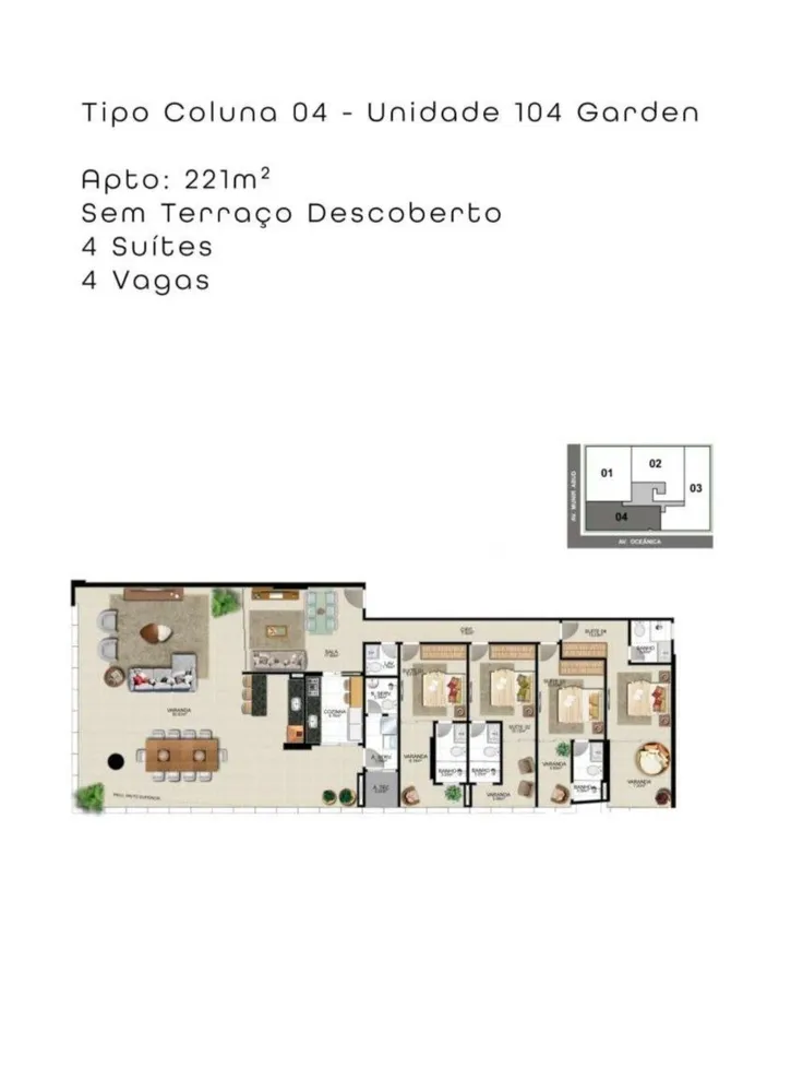 Apartamento, 4 quartos - Foto 14