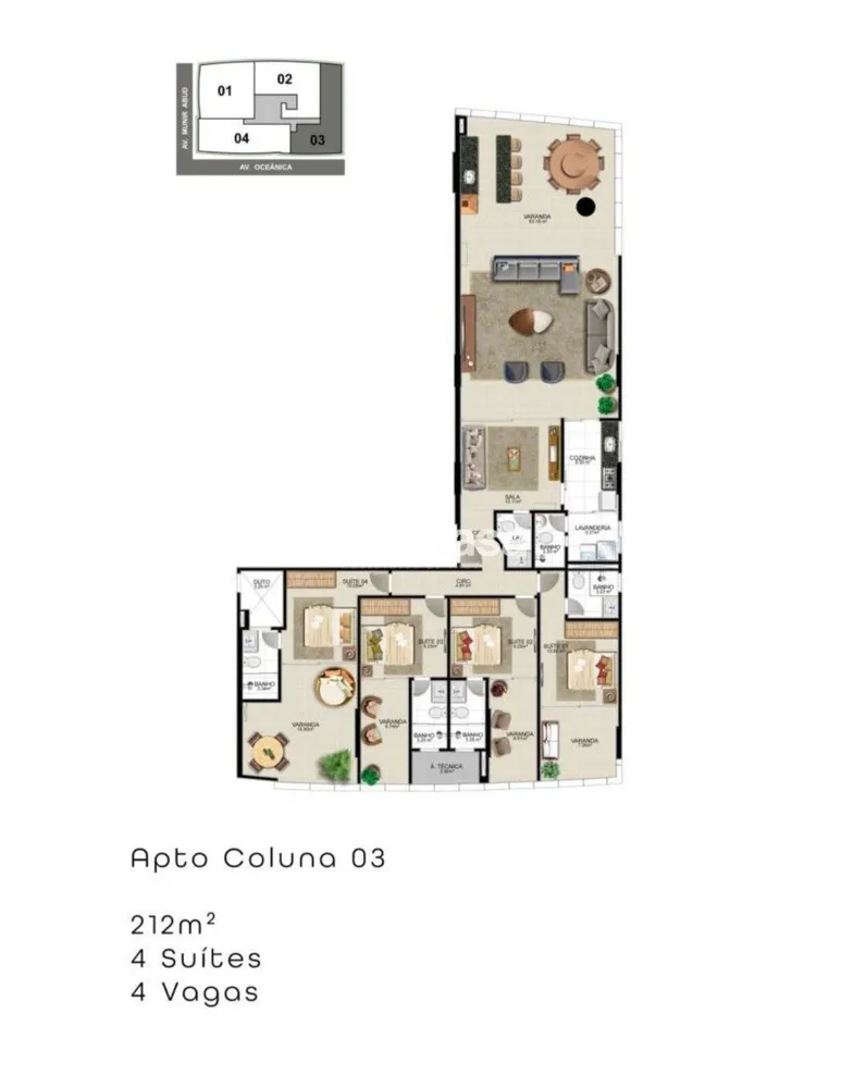 Apartamento, 4 quartos - Foto 13
