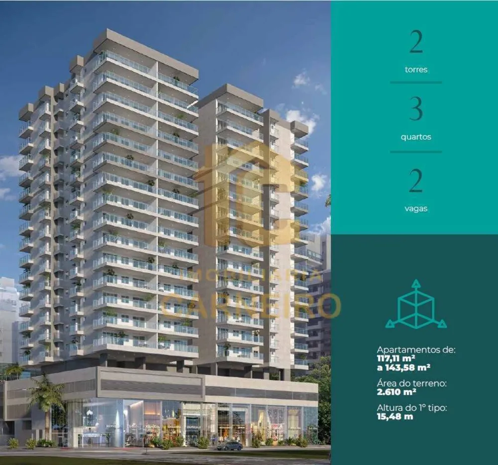Apartamento, 3 quartos, 117 m² - Foto 2