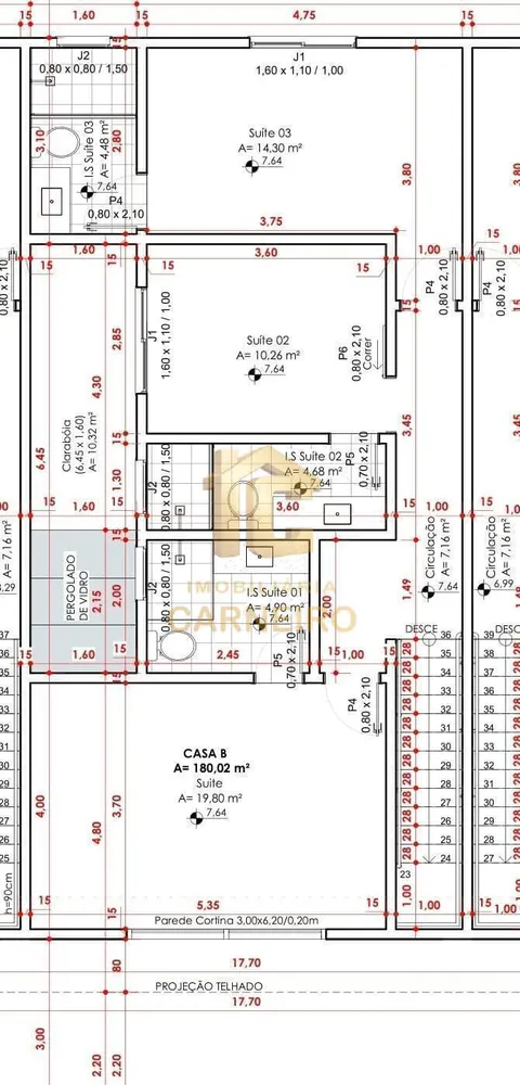 Casa, 3 quartos, 190 m² - Foto 9