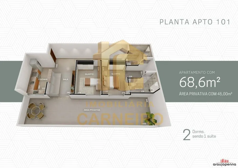 Apartamento, 2 quartos, 113 m² - Foto 2