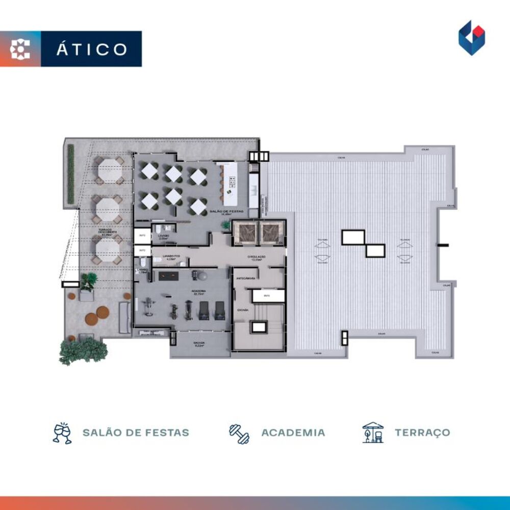 Apartamento à venda com 3 quartos, 93m² - Foto 3