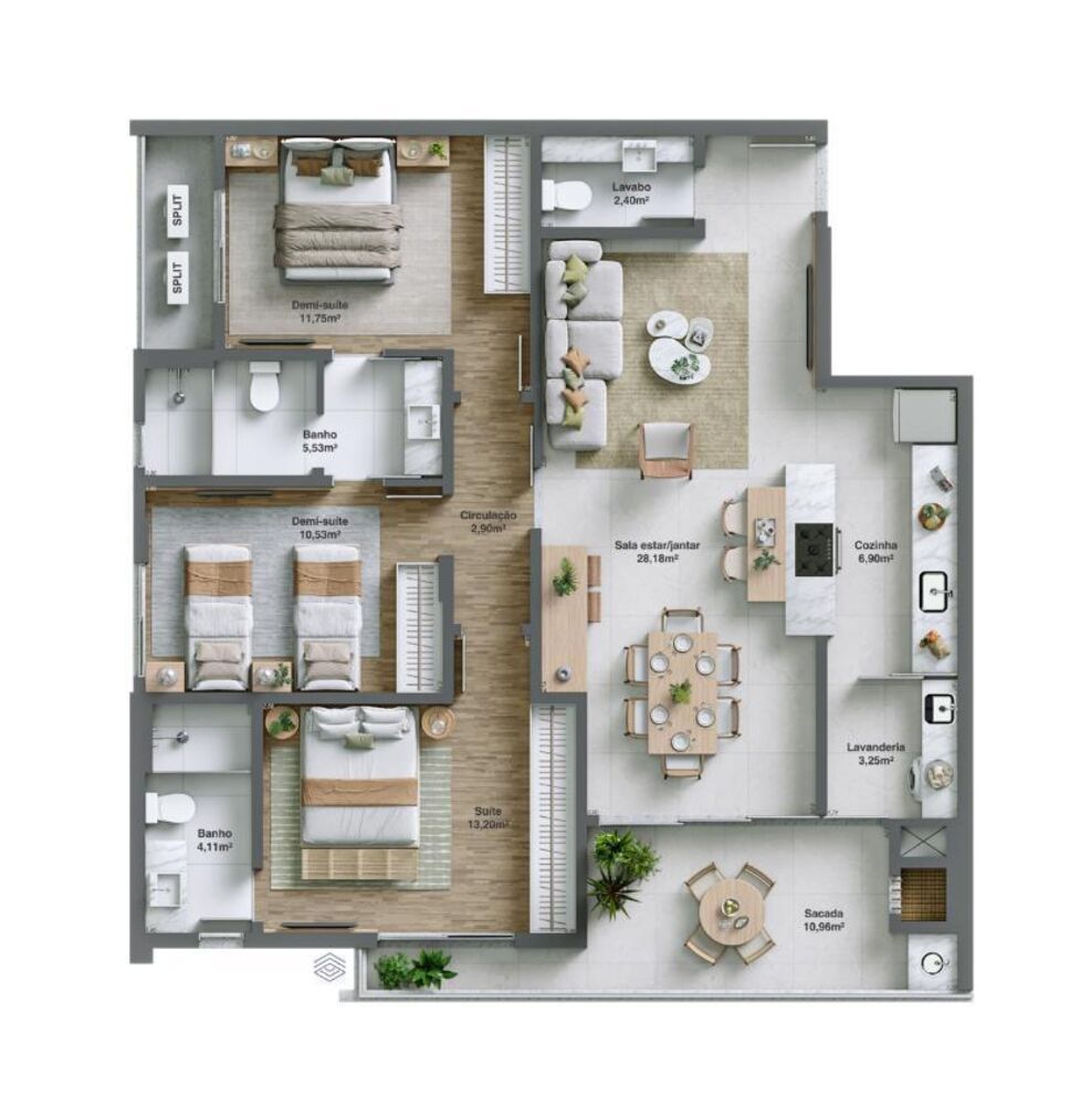 Apartamento, 3 quartos, 98 m² - Foto 6