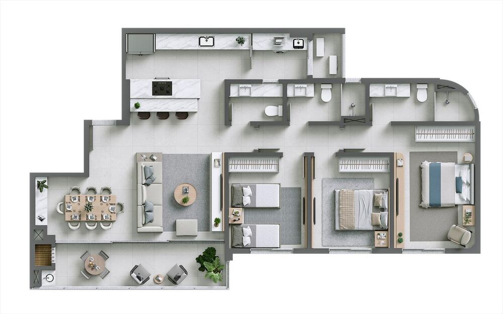 Apartamento, 3 quartos, 122 m² - Foto 16