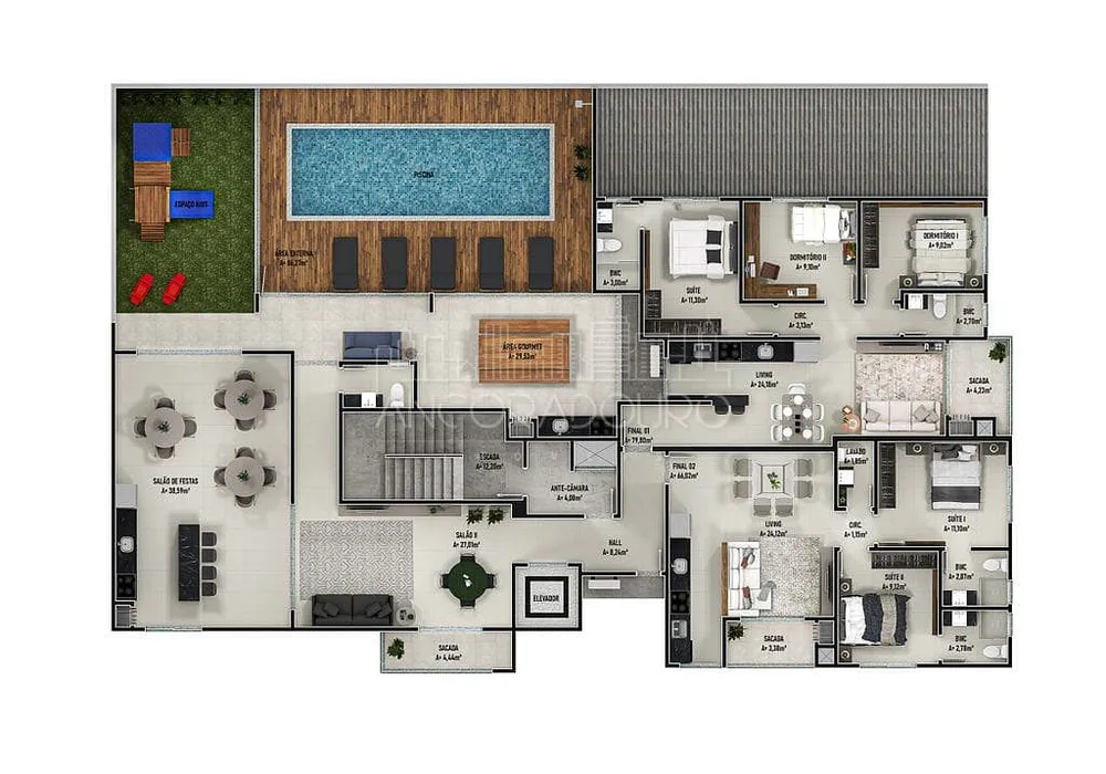 Apartamento, 3 quartos, 79 m² - Foto 24