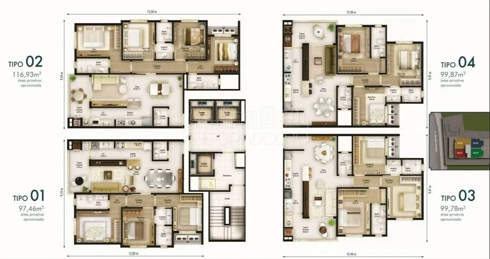 Apartamento, 3 quartos, 99 m² - Foto 5