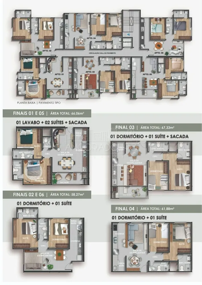 Apartamento, 2 quartos, 83 m² - Foto 3