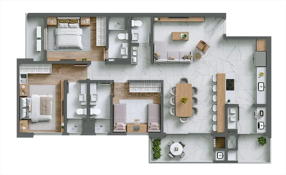 Apartamento, 3 quartos, 122 m² - Foto 11