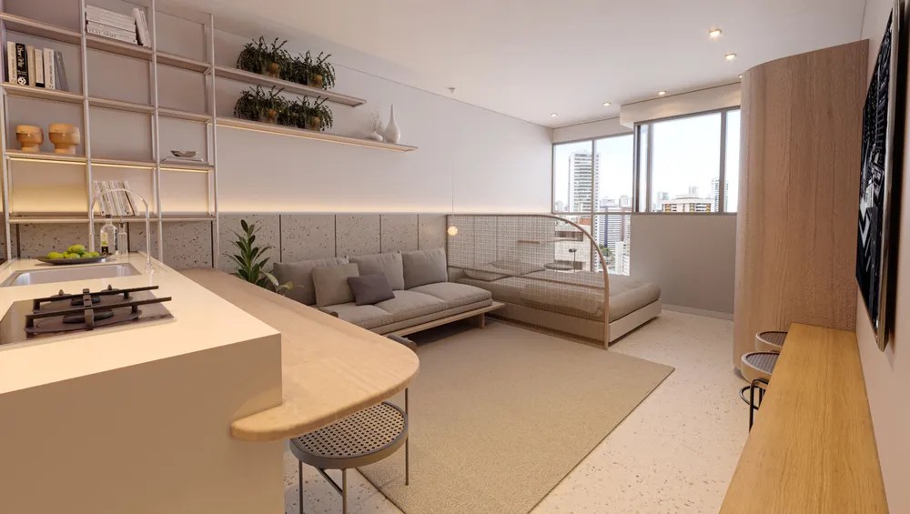 Apartamento, 1 quarto, 54 m² - Foto 2