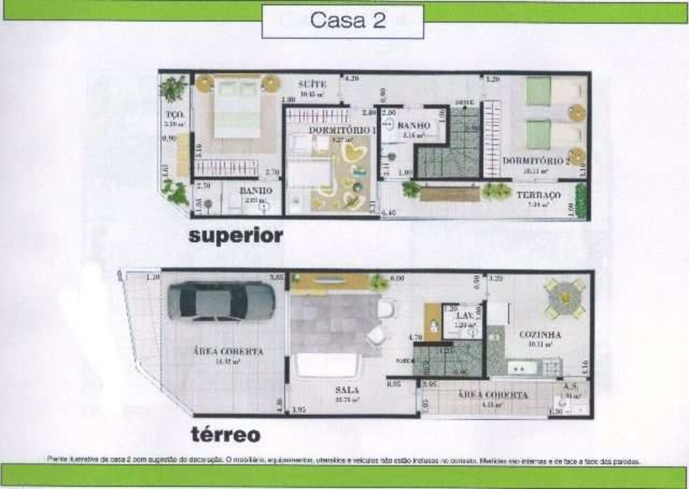 Casa, 3 quartos, 120 m² - Foto 2