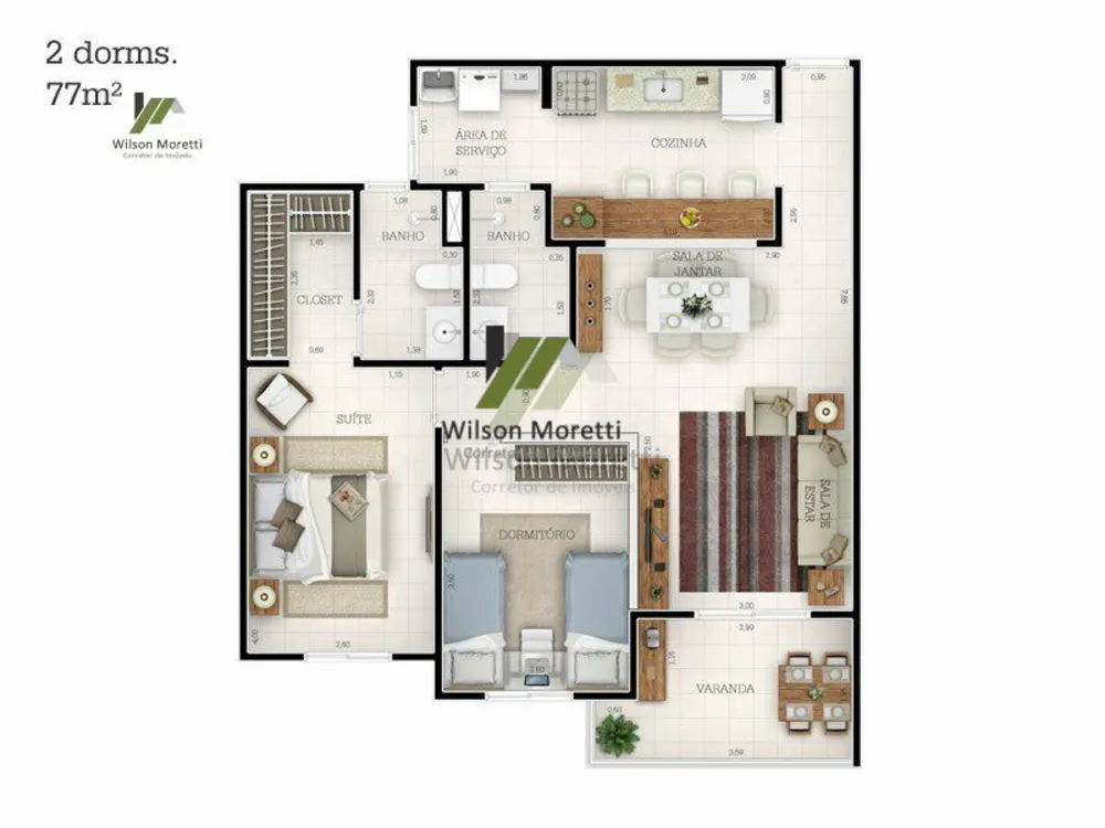 Apartamento, 3 quartos, 90 m² - Foto 10