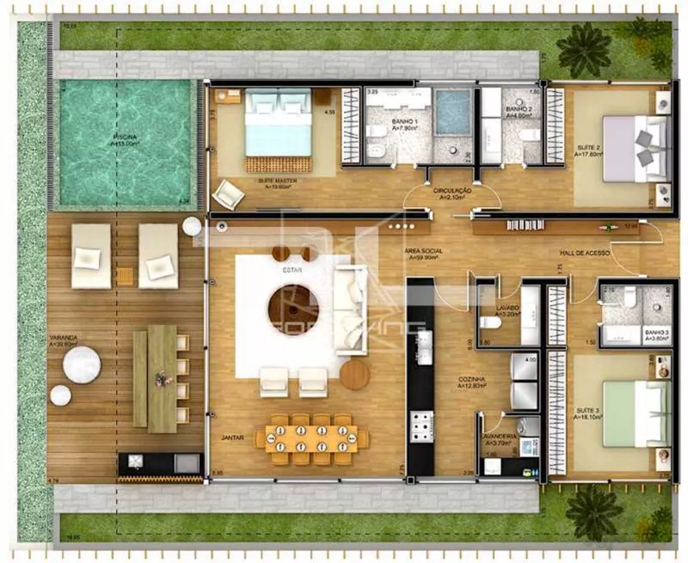 Cobertura, 3 quartos, 321 m² - Foto 18