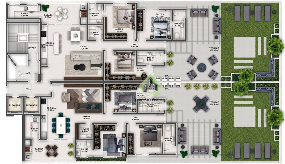 Apartamento, 3 quartos - Foto 8