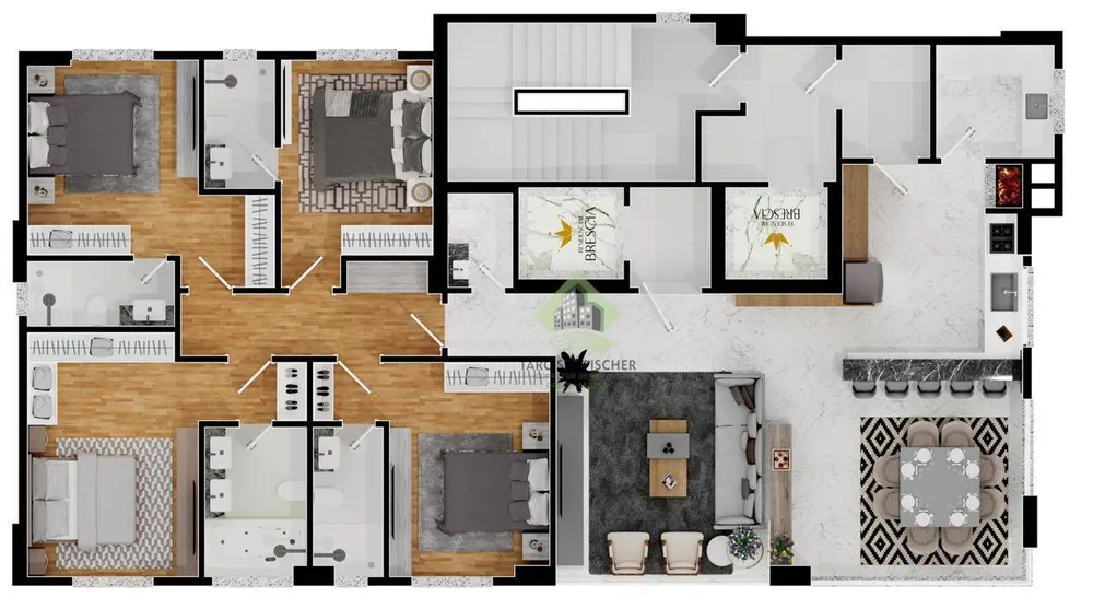 Apartamento, 4 quartos, 238 m² - Foto 12