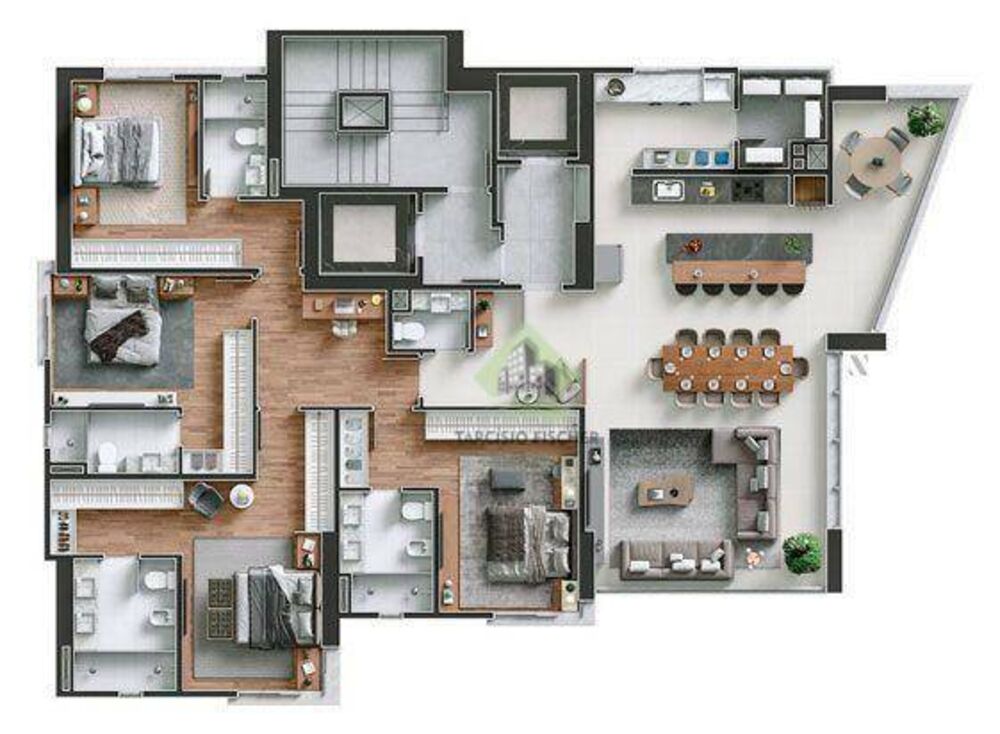 Apartamento, 3 quartos - Foto 4