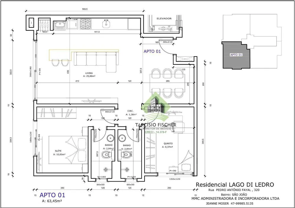 Apartamento, 2 quartos - Foto 3