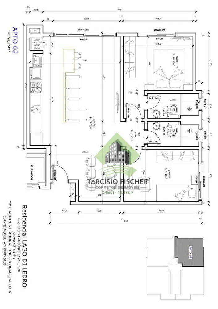 Apartamento, 2 quartos - Foto 4