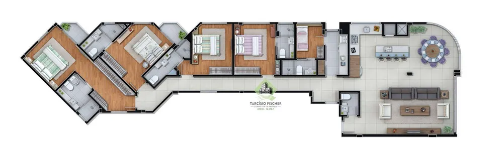 Apartamento, 4 quartos - Foto 8