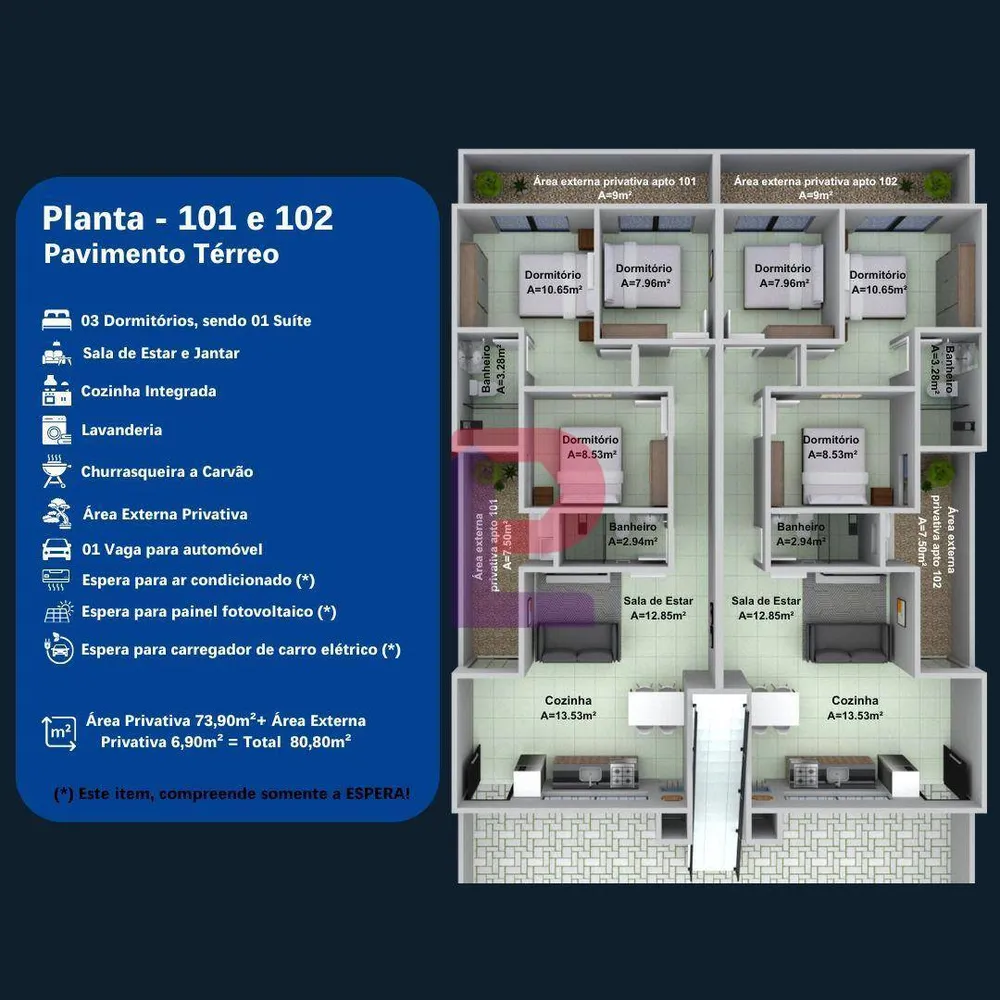 Apartamento, 3 quartos - Foto 6